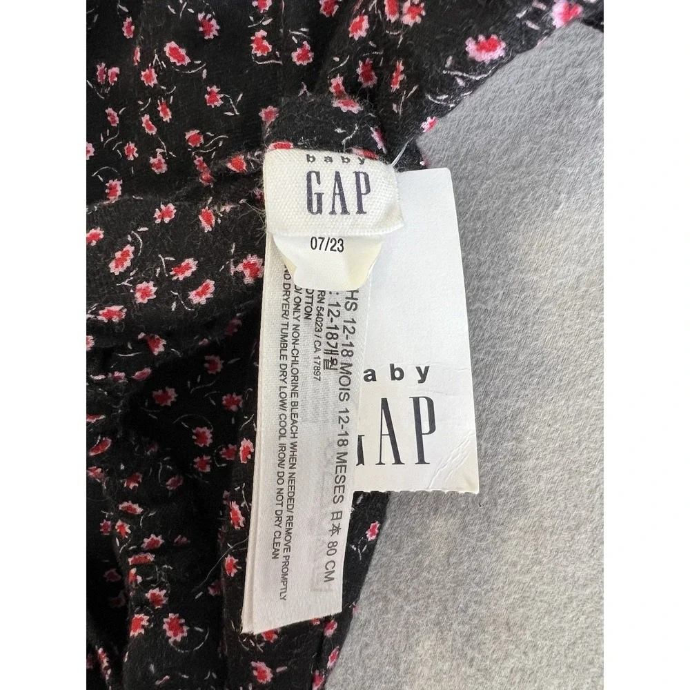 Baby Gap Floral Top Bloomers Headband Outfit Two Piece Set 12-18 Months‎ New